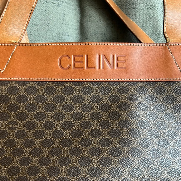 Celine Macadam gusset tote bag - Picture 4 of 17
